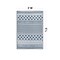World Rug Gallery Contemporary Bohemian Geometric Reversible Recycled Plastic 3' X 5' Navy Outdoor Rug 6073NAVY3X5 - alternate 7